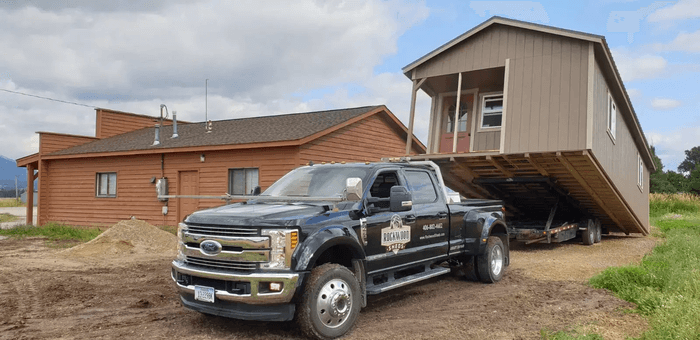 Rockwood Shed Delivery Truck and Trailer